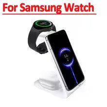 Carregador 3 em 1, sem fio para Celular, Fone de ouvido, Smartwatch