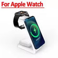 Carregador 3 em 1, sem fio para Celular, Fone de ouvido, Smartwatch